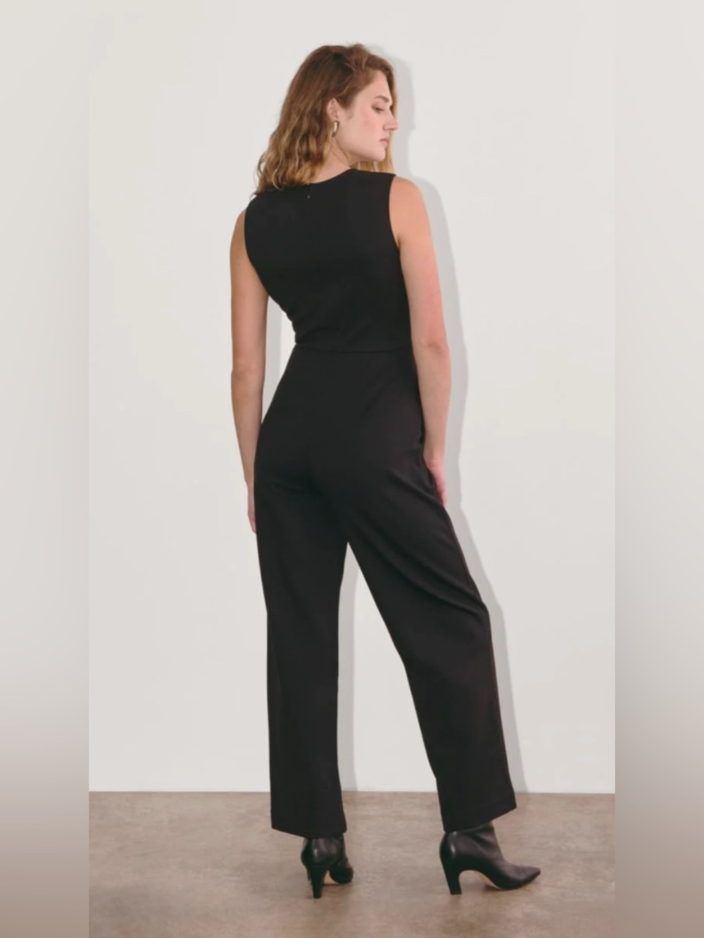 New Everlane The Dream Jumpsuit in Black Size L - Picture 2 of 14